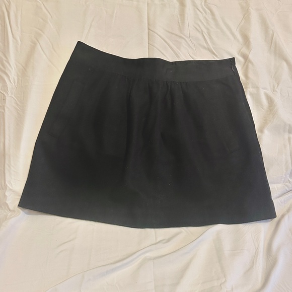 J. Crew Dresses & Skirts - J. Crew Women's Black Wool Mini Skirt 12 Classic Closet Staple